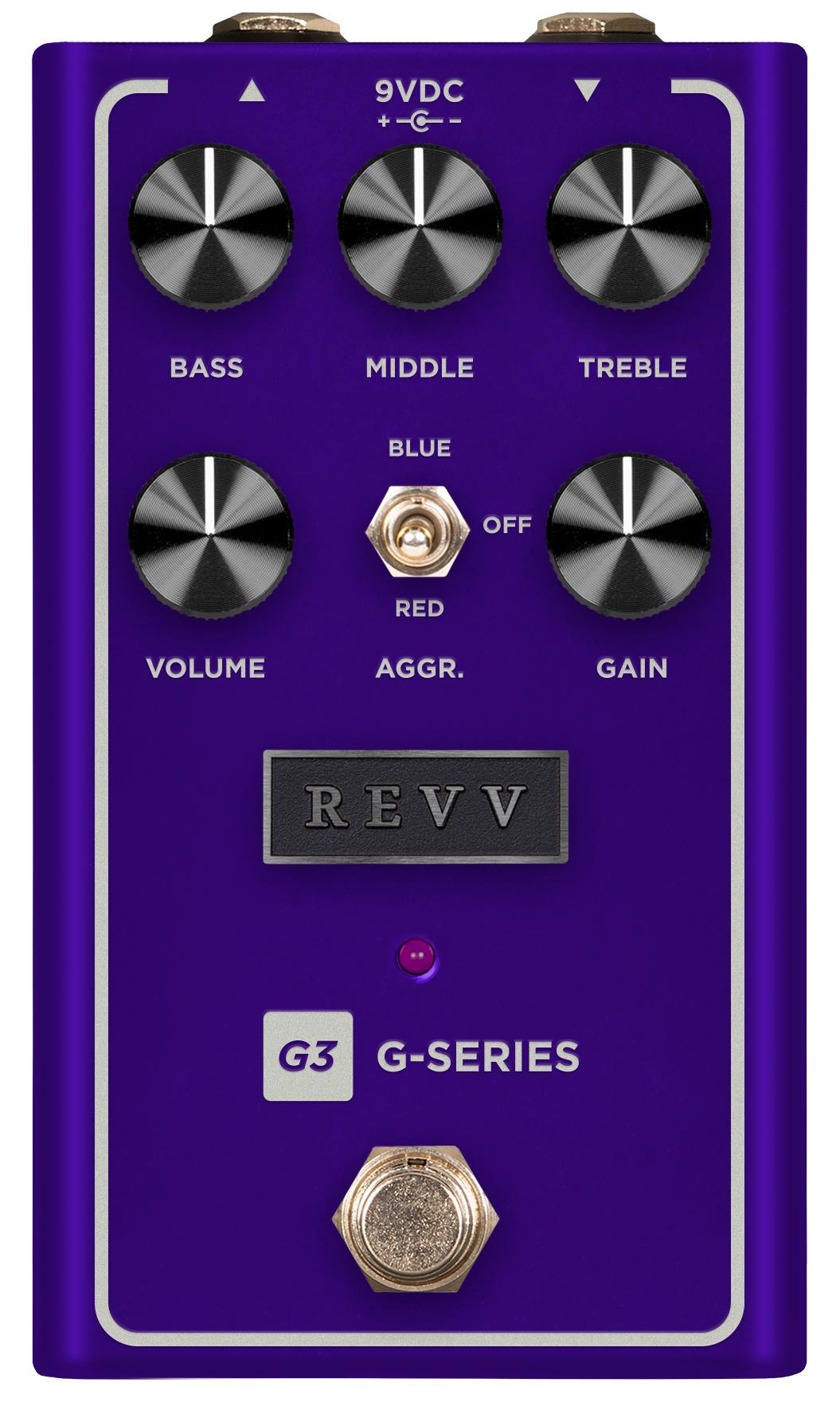 Revv Amplification G3 V2 Preamp Overdrive & Distortion Pedal in